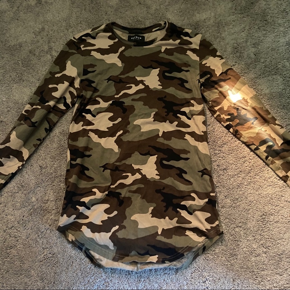 Long sleeve camo shirt